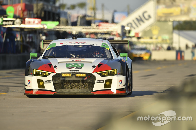 #23 Alex Job Racing Audi R8 LMS GT3: Bill Sweedler, Townswend Bell, Frank Montecalvo