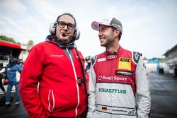 Laurent Fedacou and Mike Rockenfeller, Audi Sport Team Phoenix, Audi RS 5 DTM