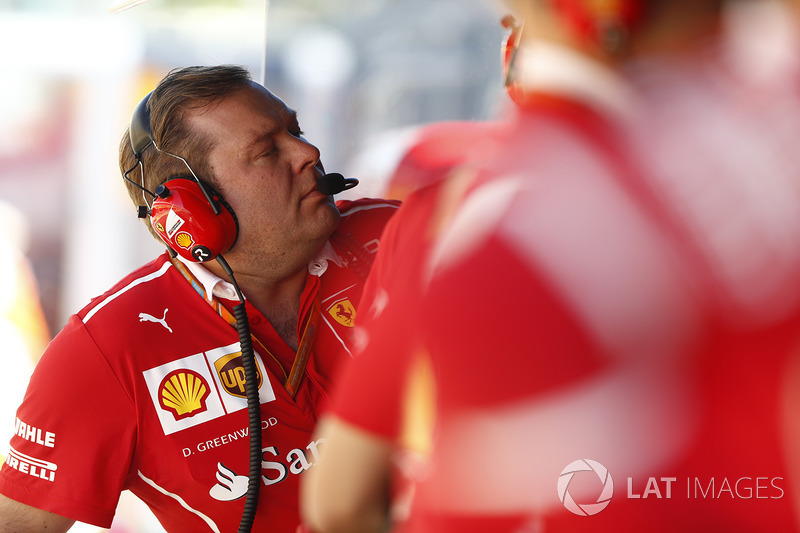 Dave Greenwood, Yarış Mühendisi, Ferrari