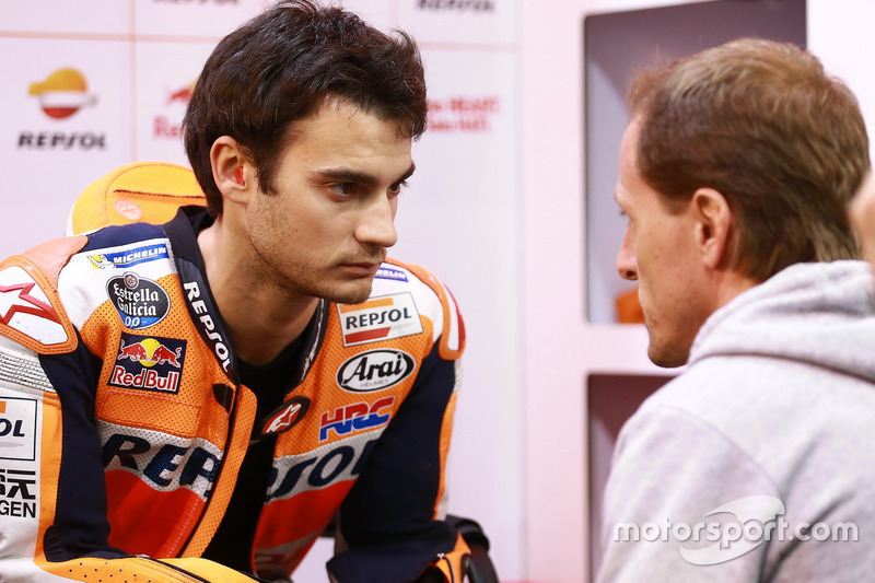 Dani Pedrosa, Repsol Honda Team, mit Sete Gibernau