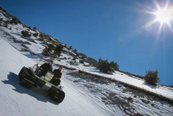 Venturi Antarctica Test auf Schnee