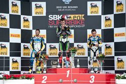 Podium: winner Loris Baz, Kawasaki Racing