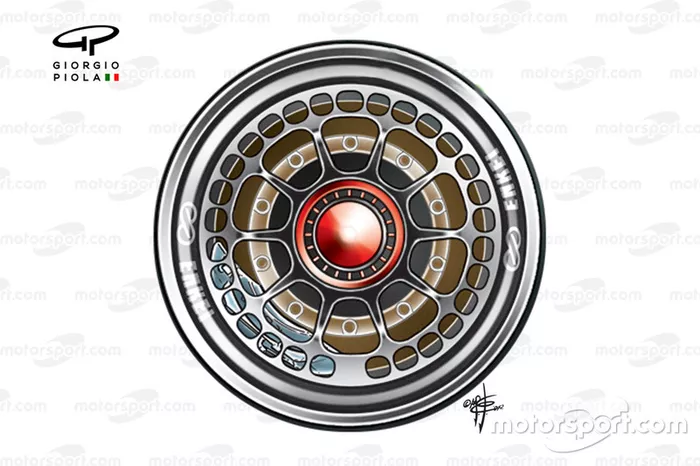 Rueda del McLaren MP4-27