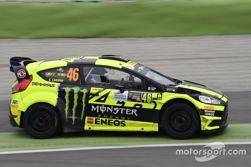 Valentino Rossi, Carlo Cassina, Ford Fiesta