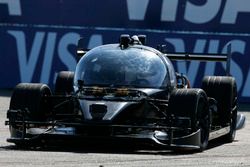 Roborace testwagen op de baan