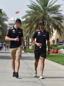 Max Verstappen, Red Bull Racing and Daniel Ricciardo, Red Bull Racing