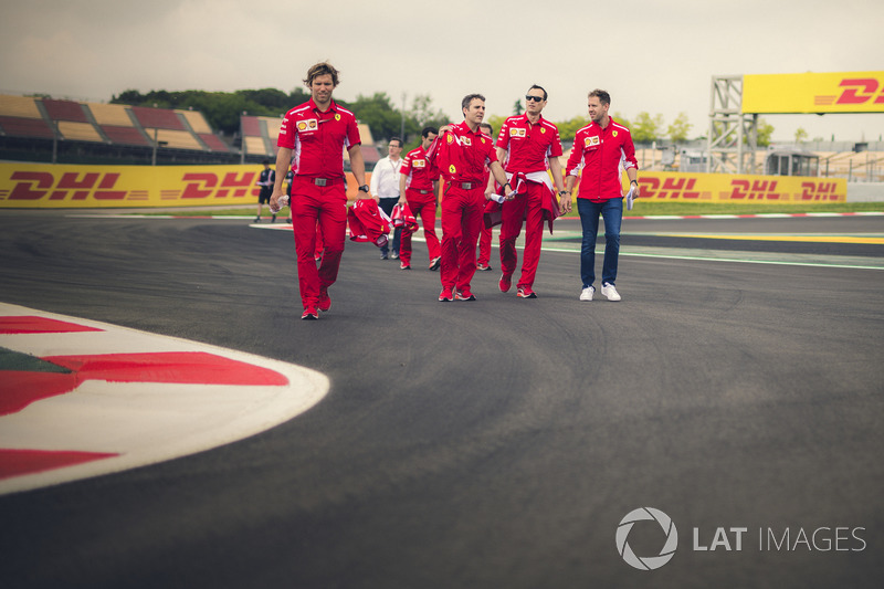 Pályabejárás - F1 2018 - Barcelona - csütörtök