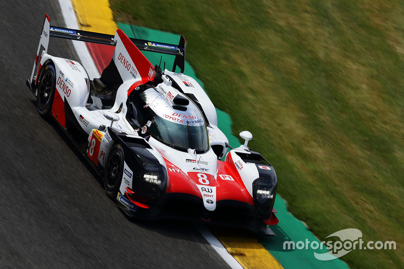 #8 Toyota Gazoo Racing Toyota TS050: Sébastien Buemi, Kazuki Nakajima, Fernando Alonso