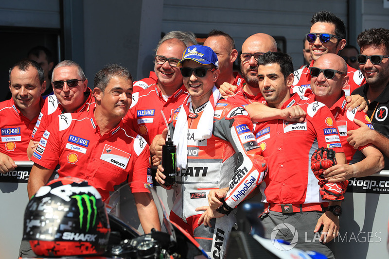 Tercer clasificado Jorge Lorenzo, Ducati Team