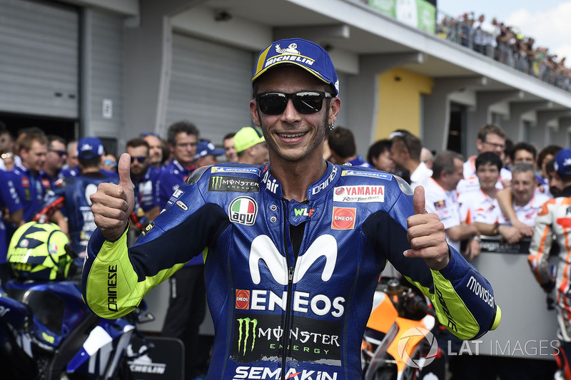 Second place Valentino Rossi, Yamaha Factory Racing