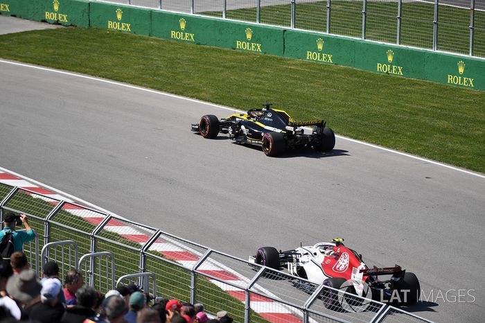 Nico Hulkenberg, Renault Sport F1 Team R.S. 18 y Charles Leclerc, Sauber C37
