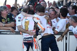 El campeón del mundo, Marc Marquez, Repsol Honda Team, celebra el título