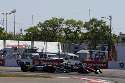 Kollision: Robert Wickens, Schmidt Peterson Motorsports Honda, Alexander Rossi, Andretti Autosport H
