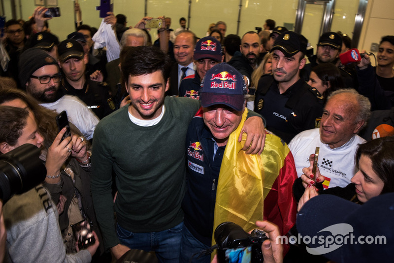 Carlos Sainz, Peugeot Sport with son Carlos Sainz Jr.