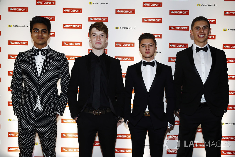 Enaam Ahmed, Daniel Ticktum, Max Fewtrell y Harrison Scott