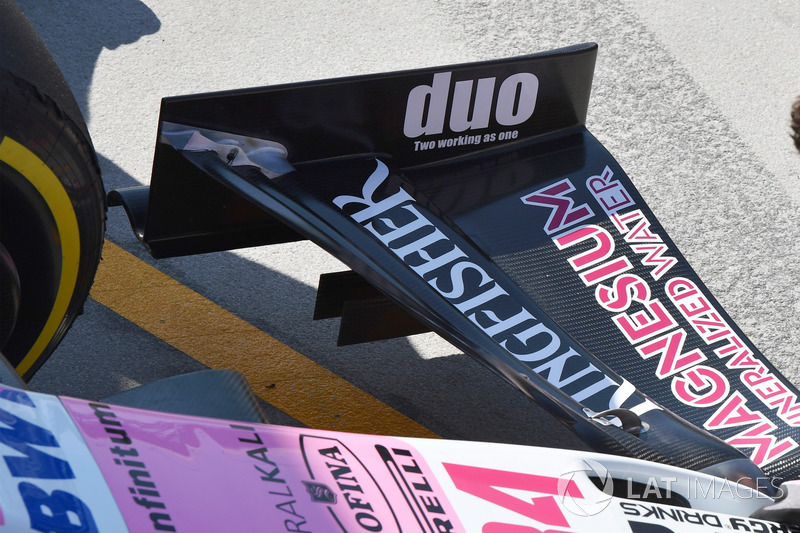 Новое переднее крыло Force India VJM11