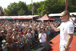 Valtteri Bottas, Mercedes AMG F1, on stage