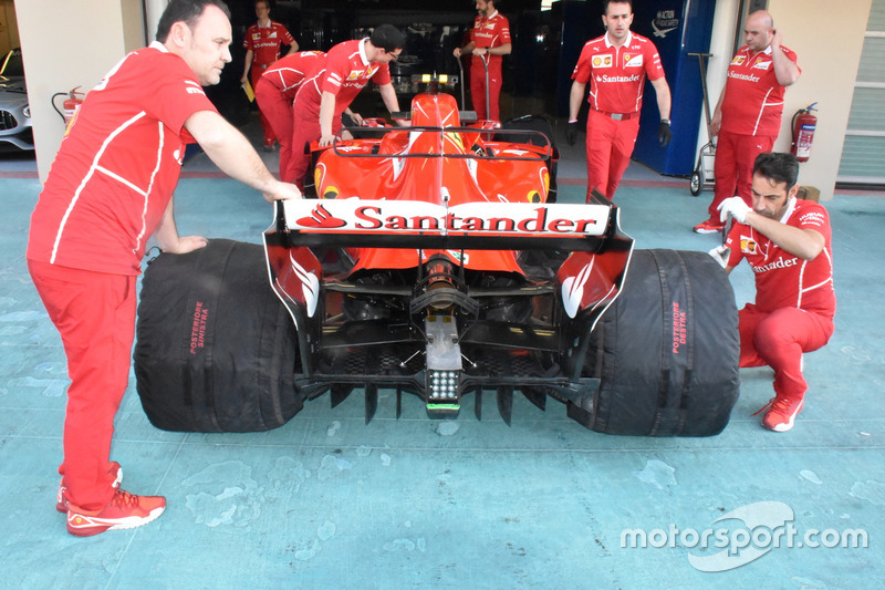 Ferrari SF70H, il nuovo diffusore posteriore di Raikkonen