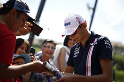 Esteban Ocon, Force India F1 met de fans