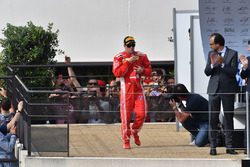 Kimi Raikkonen, Ferrari on the podium