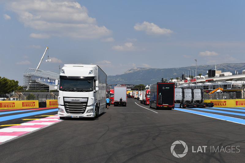 Vue de la piste du Paul Ricard