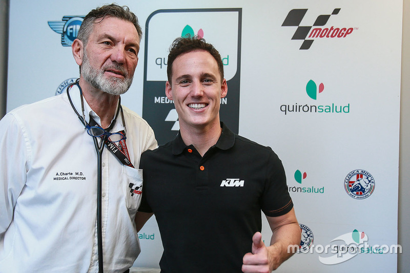 Pol Espargaro, KTM Factory Racing, Dr Angel Charte, MotoGP Medical Director