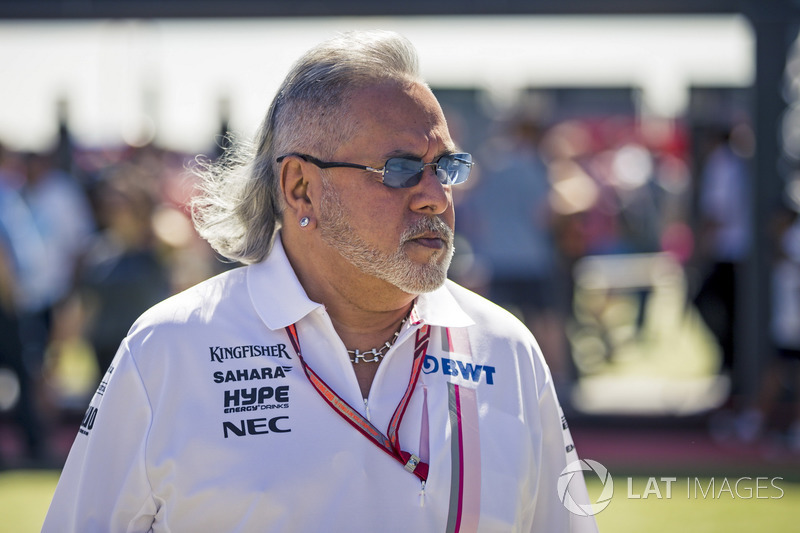 Dr. Vijay Mallya, Force India sahibi