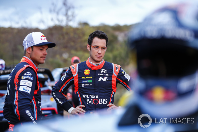 Andreas Mikkelsen, Hyundai Motorsport, Thierry Neuville