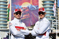 Charles Leclerc, Sauber and Marcus Ericsson, Sauber