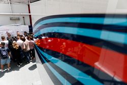 Robert Kubica, Williams Martini Racing, tiene una conferenza stampa