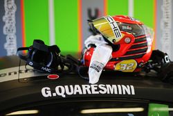 Il casco di Gianmarco Quaresmini, Dinamic Motorsport