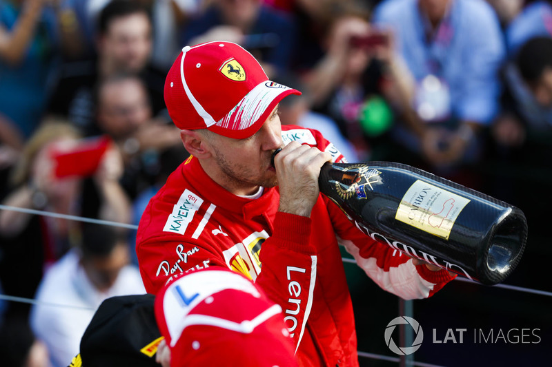 Переможець Себастьян Феттель, Ferrari