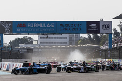 Sébastien Buemi, Renault e.Dams, at the start of the race.,