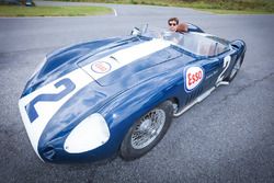 Jérôme d'Ambrosio, Dragon Racing drives a classic race car during a visit to Juan Manuel Fangio's home and museum