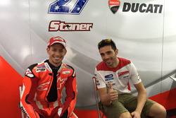 Casey Stoner en Michele Pirro