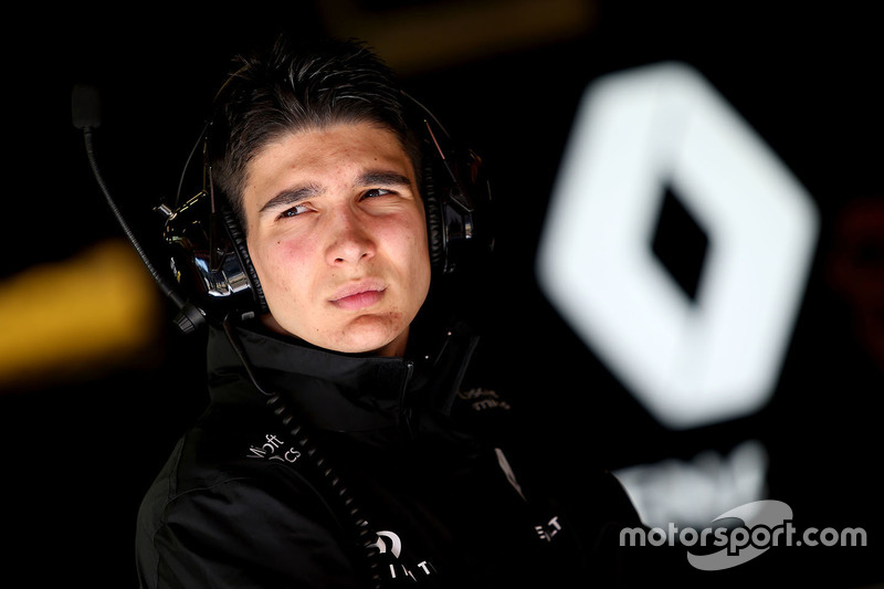 Esteban Ocon, derde rijder Renault Sport F1 Team