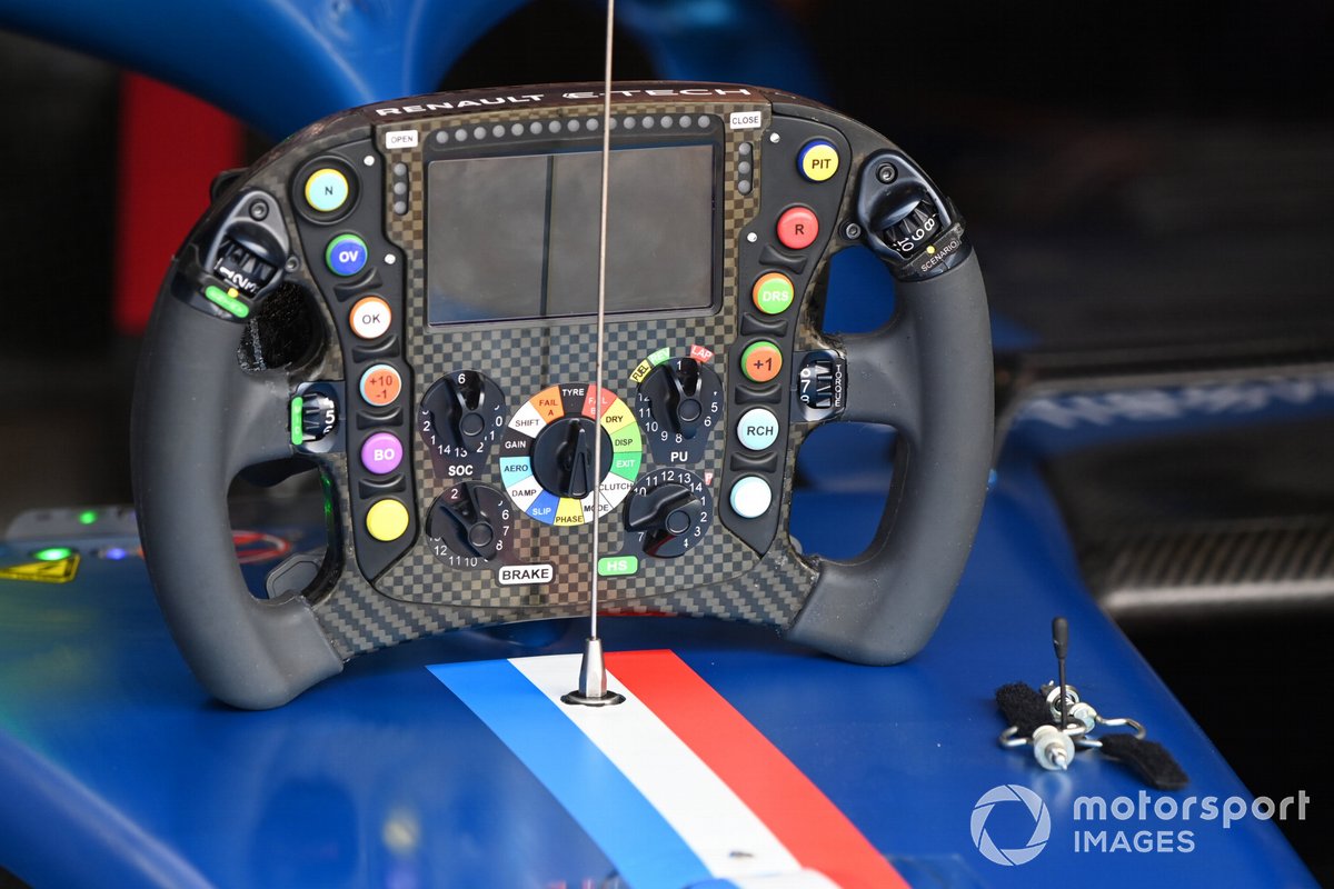 Alpine A522: Lenkrad