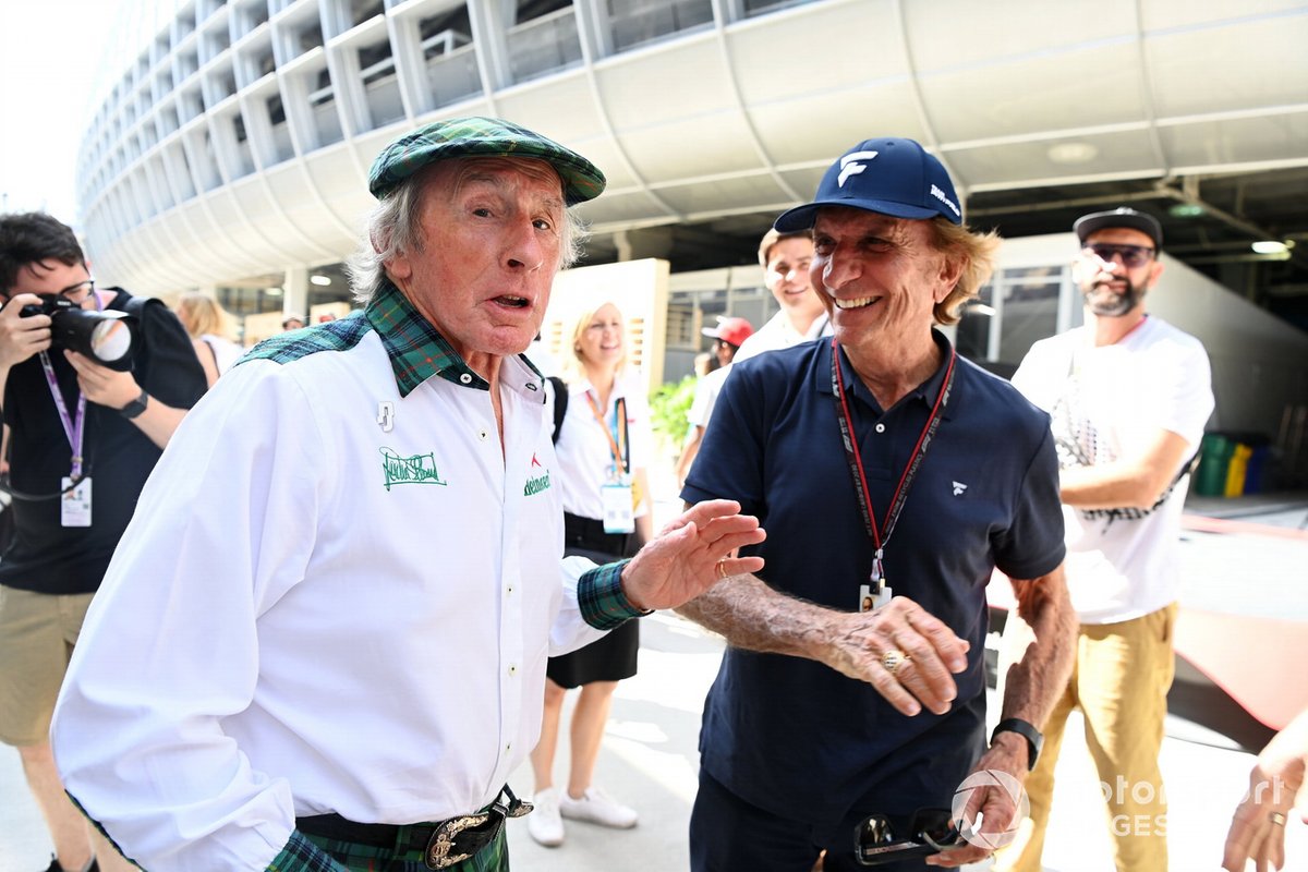 Sir Jackie Stewart et Emerson Fittipaldi