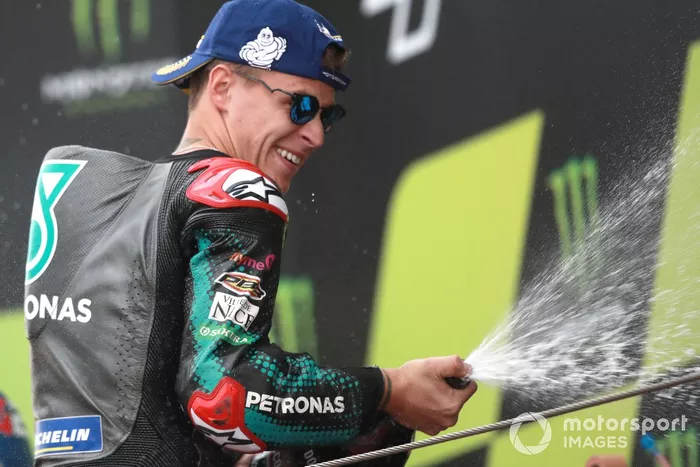 Il vincitore della gara Fabio Quartararo, Petronas Yamaha SRT