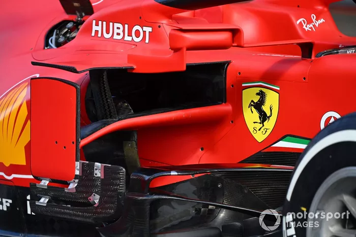 Ferrari SF1000: Seitenkasten