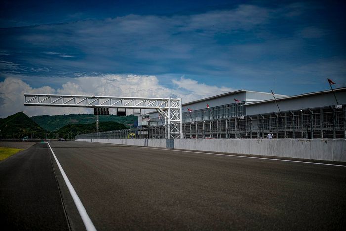 Aspectos de la pista de Mandalika