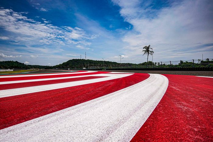 Aspectos de la pista de Mandalika