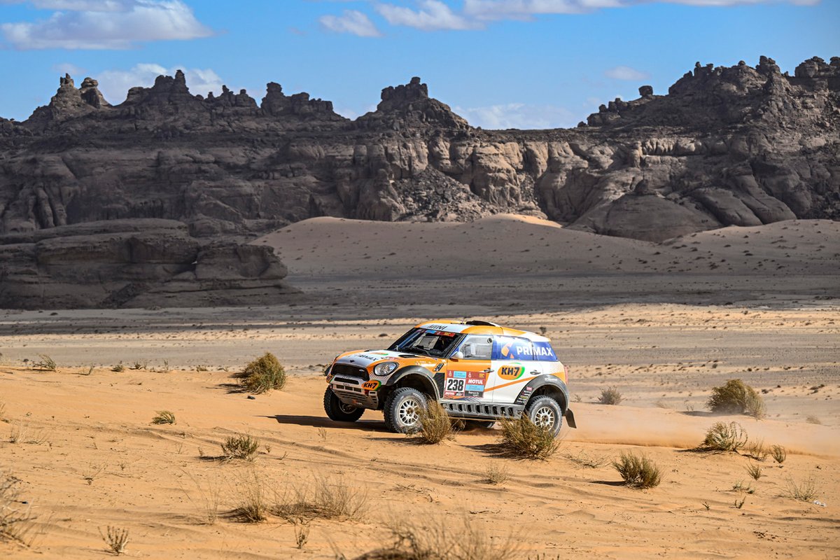 #238 X-Raid Mini John Cooper Works Rally Mini: Laia Sanz, Maurizio Gerini