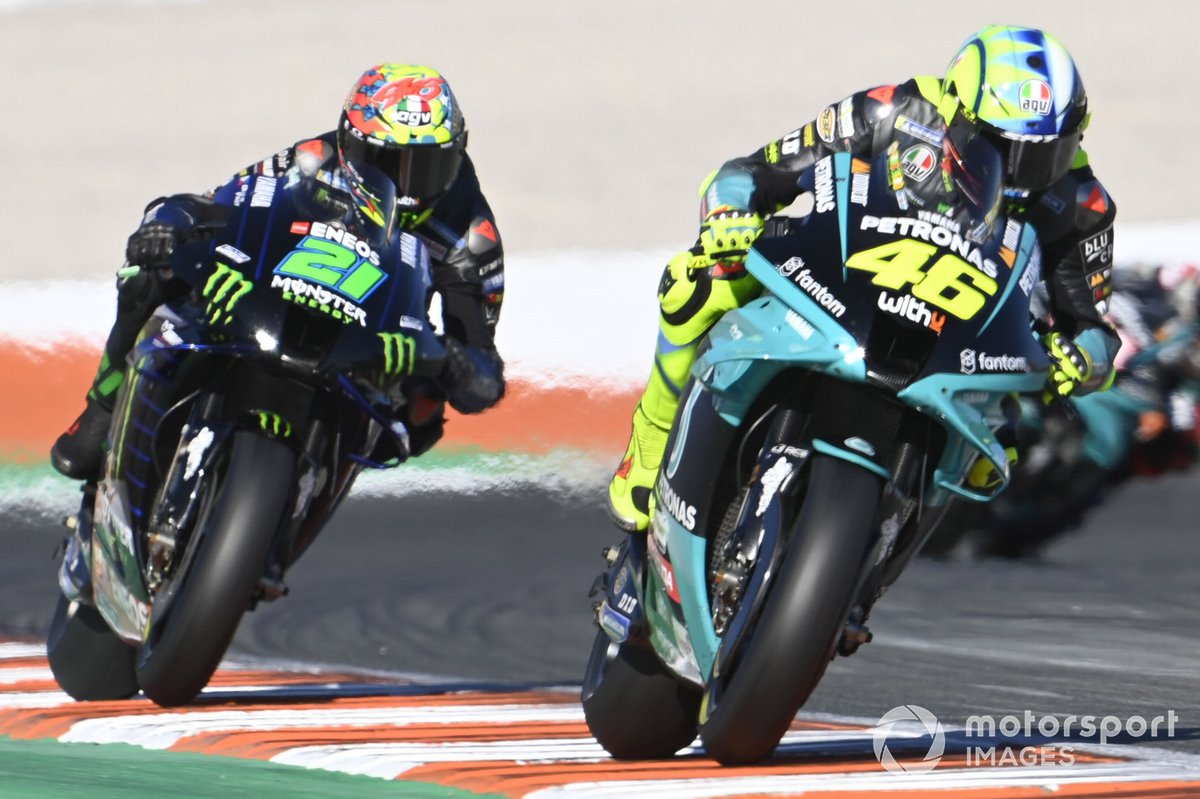 Valentino Rossi et Franco Morbidelli