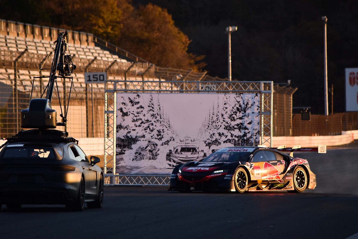 Red Bull Race Day CM撮影風景