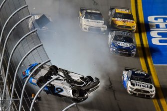 Crash of Ryan Newman, Roush Fenway Racing, Ford Mustang Koch Industries