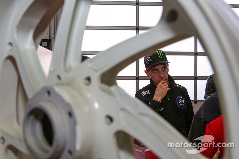 Visita di Andrea Migno e Celestino Vietti, Sky Racing Team VR46 presso la sede Brembo