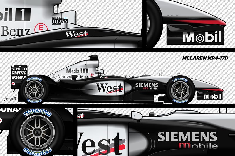 La McLaren MP4-17D, première F1 victorieuse de Räikkönen