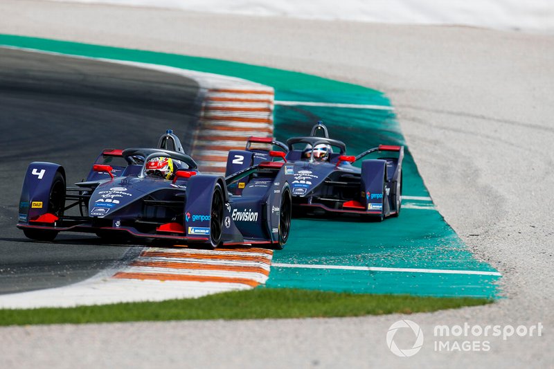 Robin Frijns, Envision Virgin Racing, Audi e-tron FE06 Sam Bird, Envision Virgin Racing, Audi e-tron FE06
