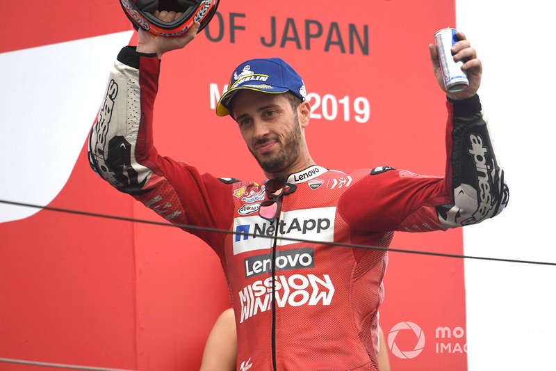 Podio: el tercer clasificado, Andrea Dovizioso, Ducati Team